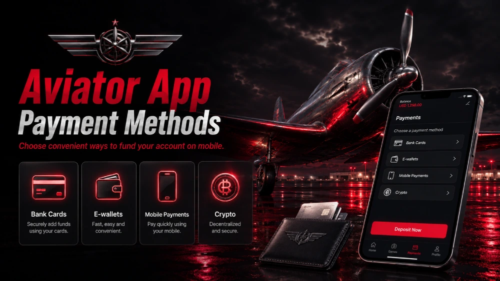 Aviator App Payment Methods